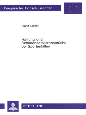 cover image of Haftung und Schadensersatzansprueche bei Sportunfaellen